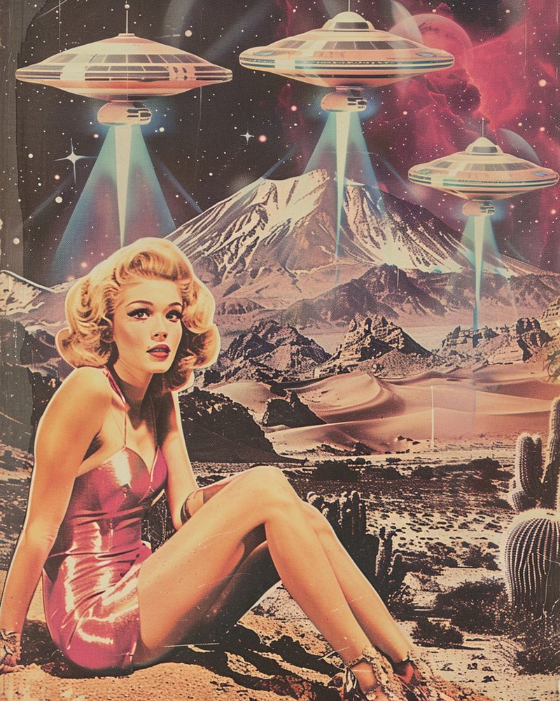 Retro sivatagi UFO-invázió alkotó: Samantha Hearn