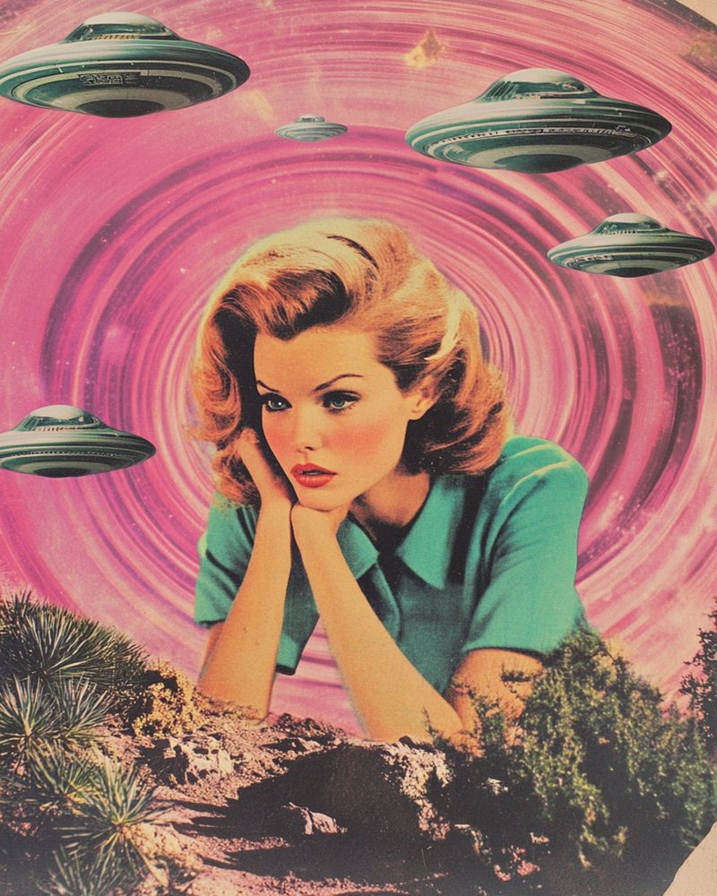 Retro sci-fi nő alkotó: Samantha Hearn