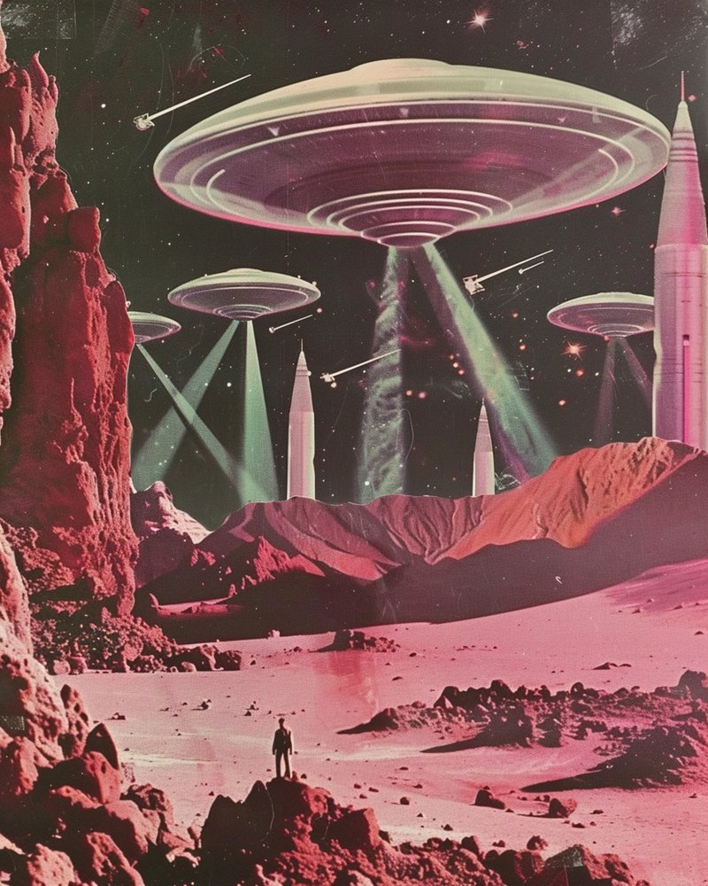 Retro sci-fi invázió alkotó: Samantha Hearn