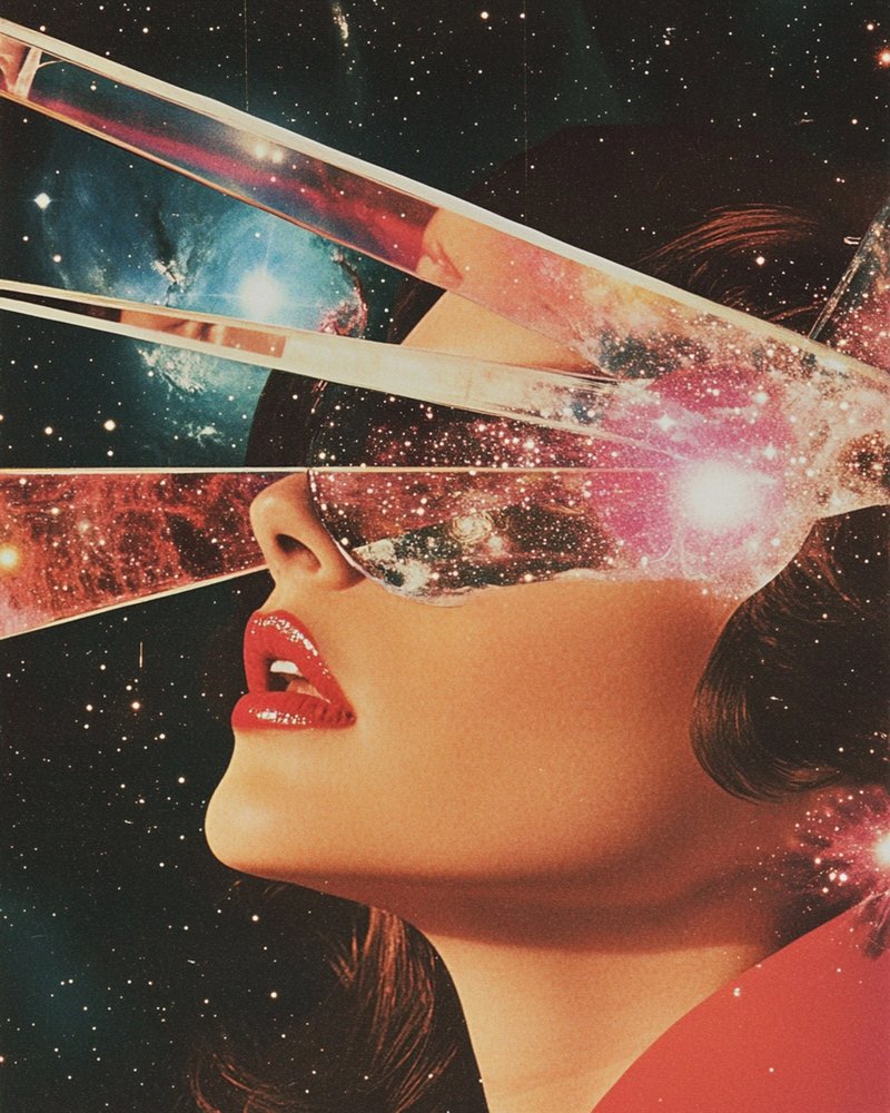 Szürreális galaxis-nő alkotó: Samantha Hearn