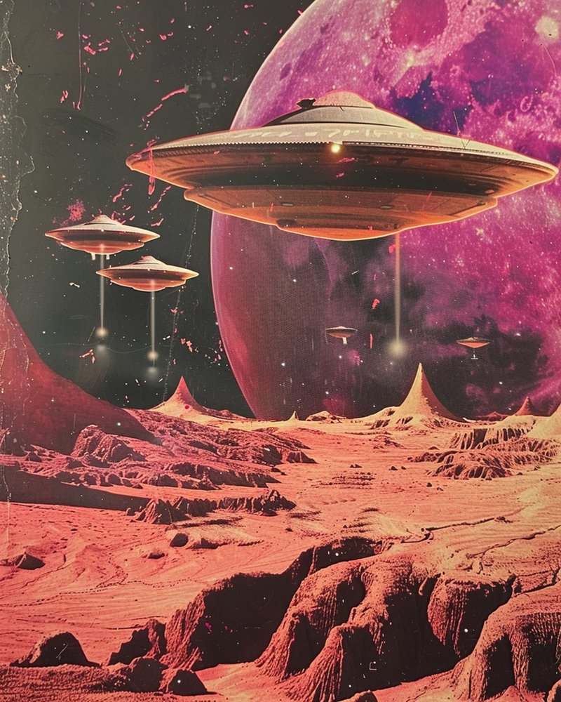 UFO-k a Vörös Bolygó felett alkotó: Samantha Hearn