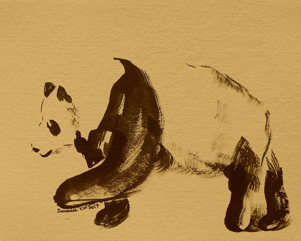 Édes pandamese alkotó: Santhosh ch