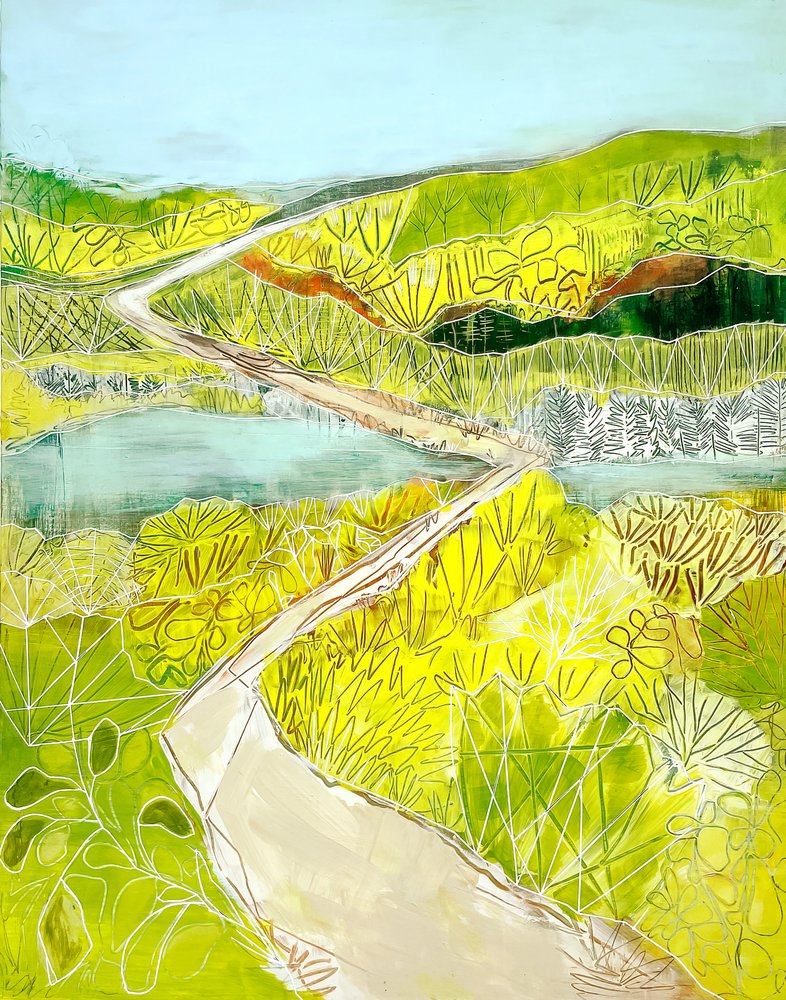Élénk, kanyargós ösvény alkotó: Sarah Fitzgerald