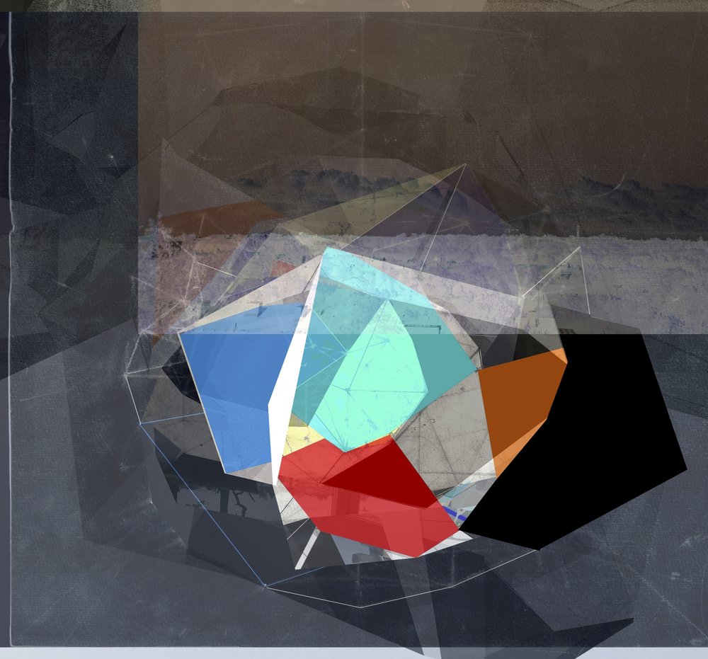 Réteges geometriai formák alkotó: Stefan Fransson