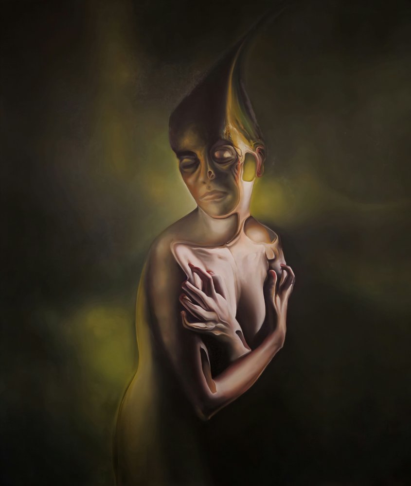 Sötét szürrealista nő alkotó: Stefano Mazzolini