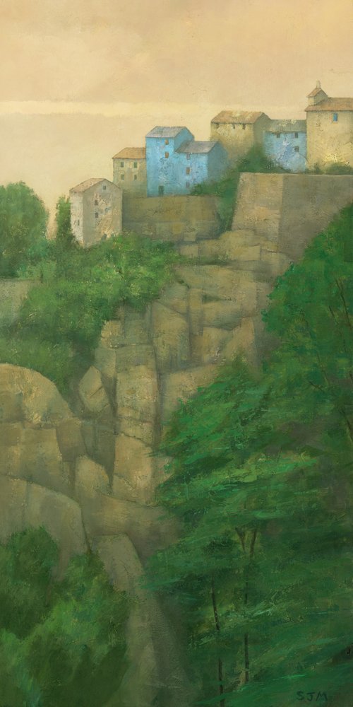 A meleg hangulatú Cliffside Village alkotó: Steve Mitchell