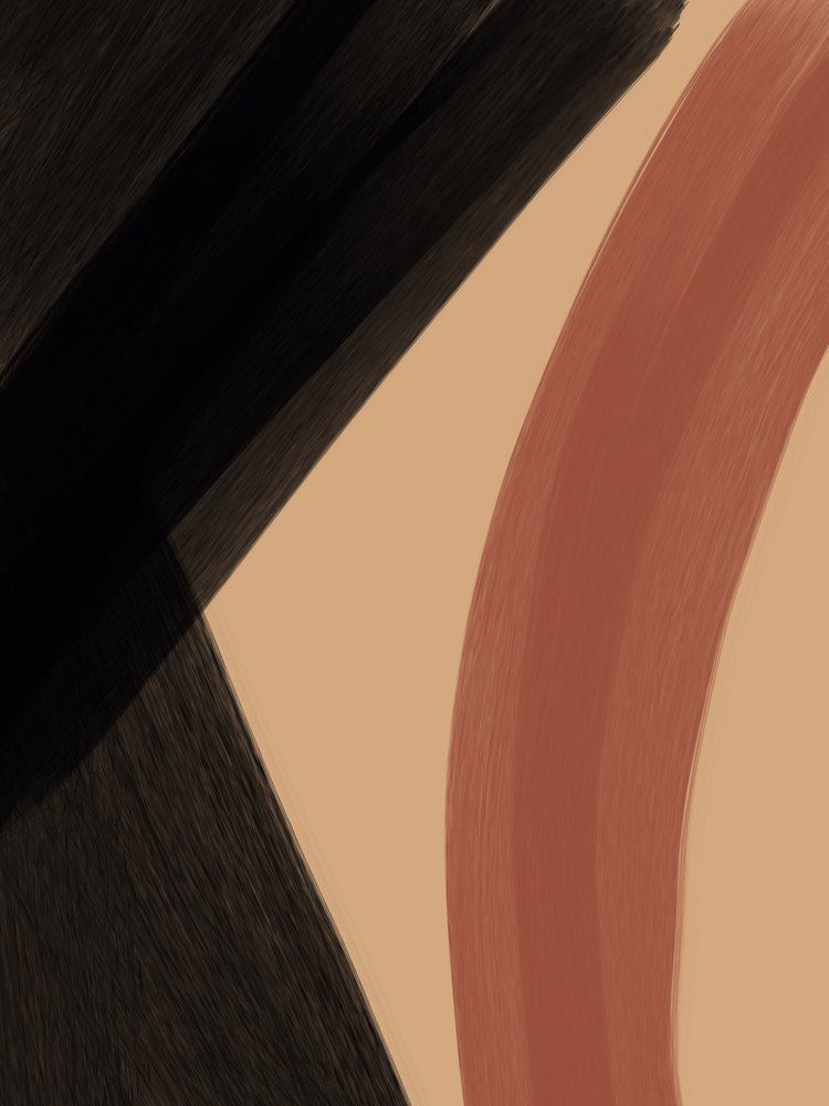 Földes, absztrakt ívek alkotó: Studio Palette