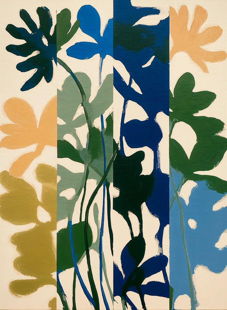 Virágos színblokkok alkotó: Studio Palette