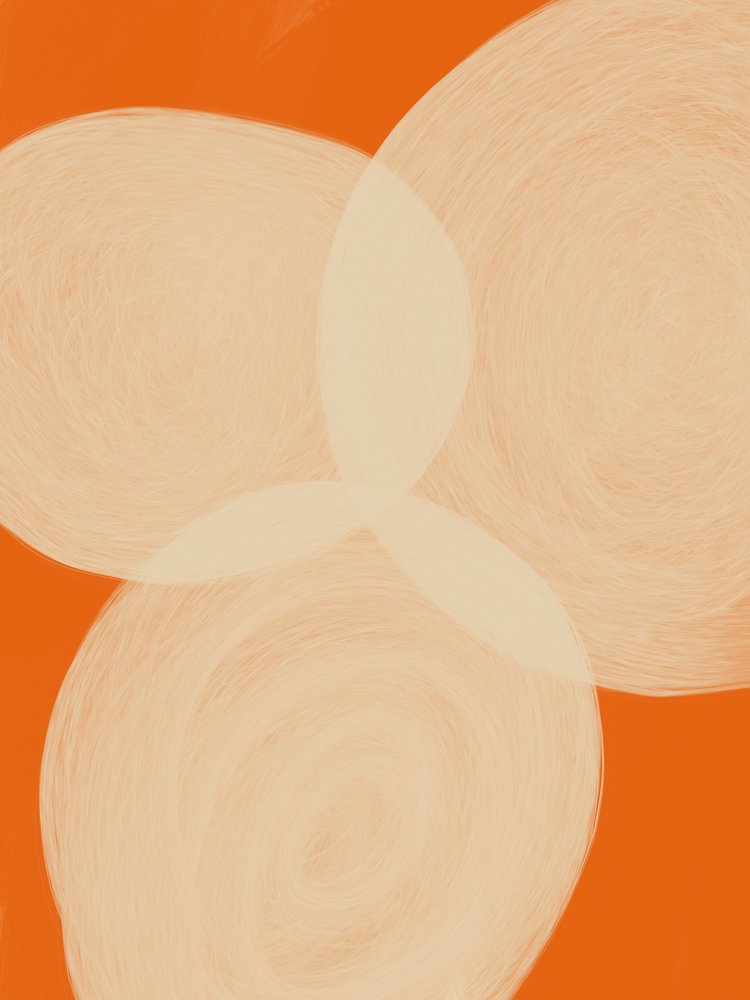 Nyugodt narancssárga formák alkotó: Studio Palette