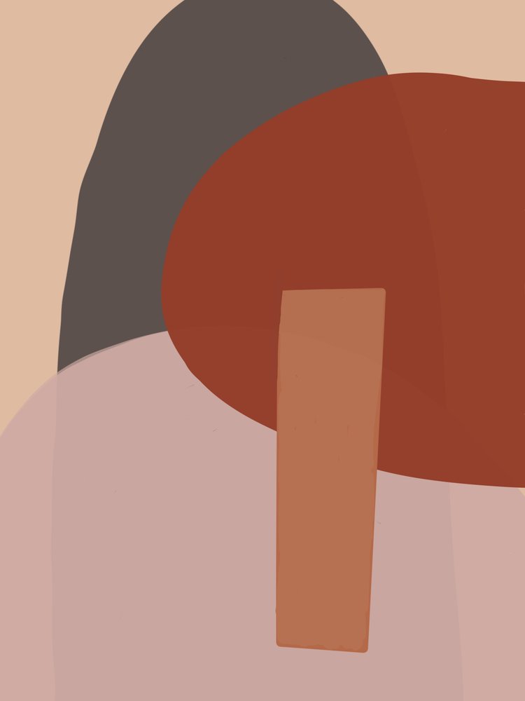 Meleg absztrakt formák alkotó: Studio Palette