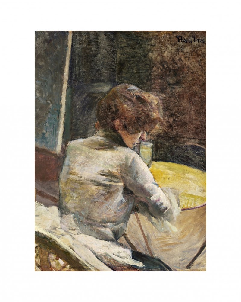 Várakozás (kb. 1887) alkotó: TOULOUSE LAUTREC