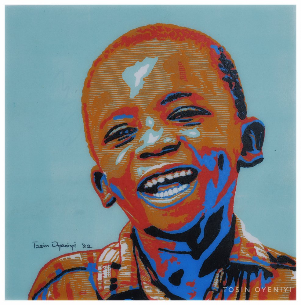 Happy Boy pop-art alkotó: Tosin Oyeniyi