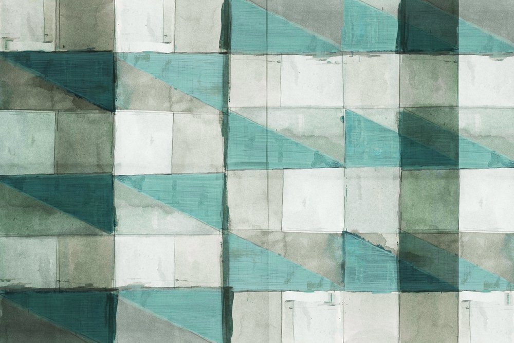 Aqua geometrikus mintázat alkotó: cartissi