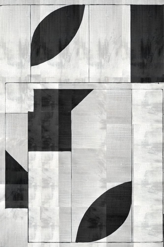 Modern geometrikus monokróm alkotó: cartissi