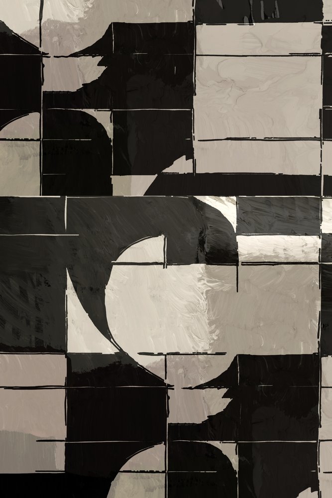 Monokróm geometriai görbék alkotó: cartissi