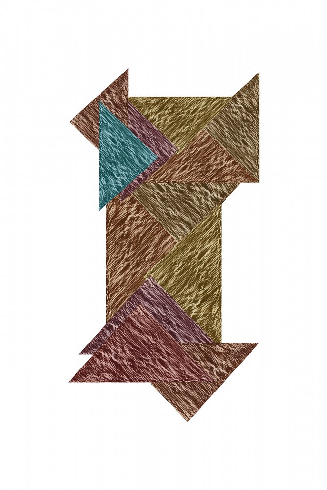 Texturált geometrikus kirakós alkotó: cartissi