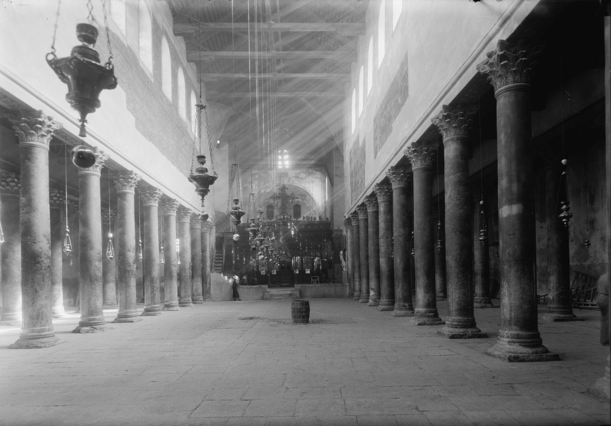 Születés temploma, Betlehem, 1934-1939 (bw fotó) alkotó: Unbekannt Unbekannt