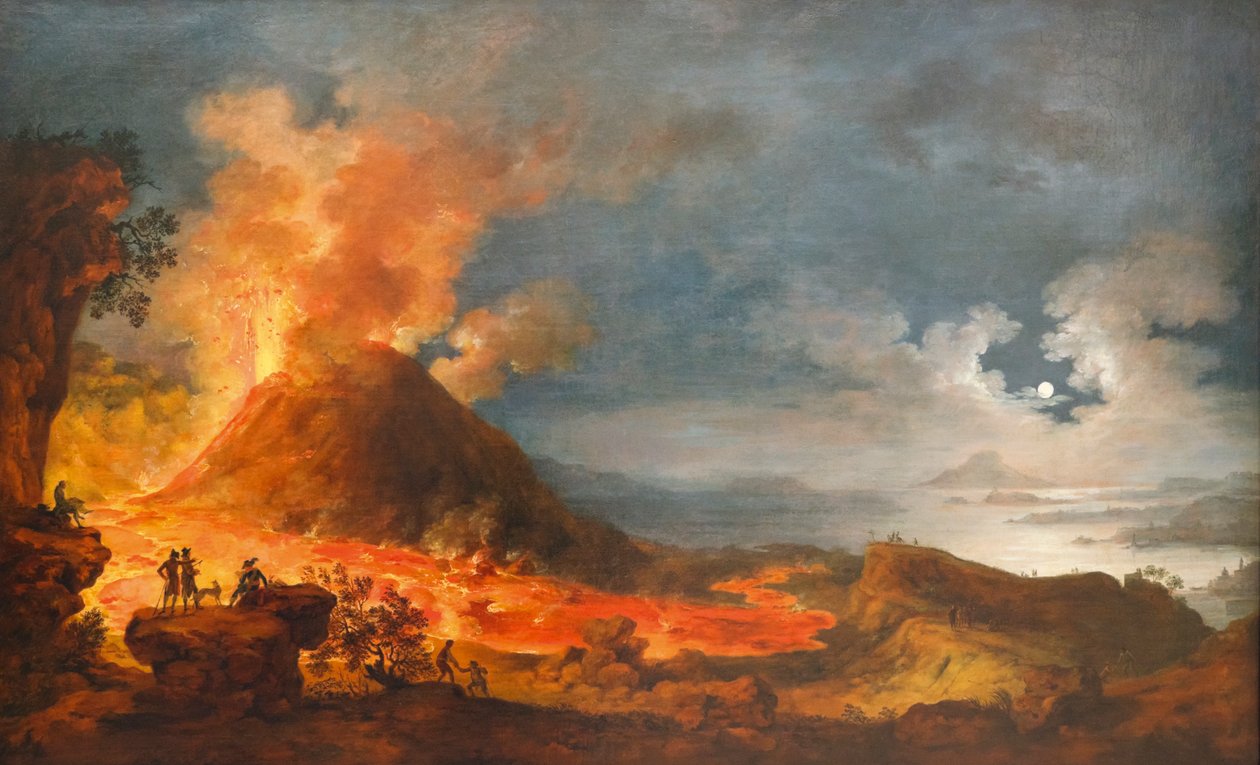 A Vezúv kitörése, Olaszország, 1771. május 14 alkotó: Unknown