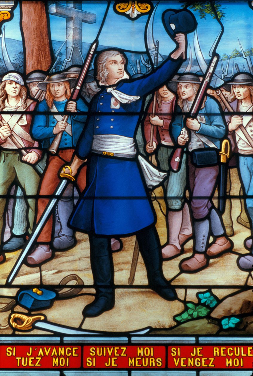 Henri de La Rochejaquelein - Nantes - Musee Dobree - Ideiglenes kiállítás - "" Ólomüveg és Vendee háborúja"" alkotó: Unknown