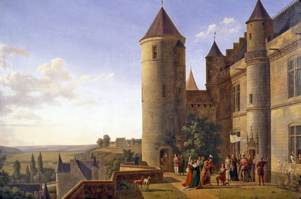 Indre & Loire N* 183 - Chateau de Loches - VII. Károly és Jeanne d