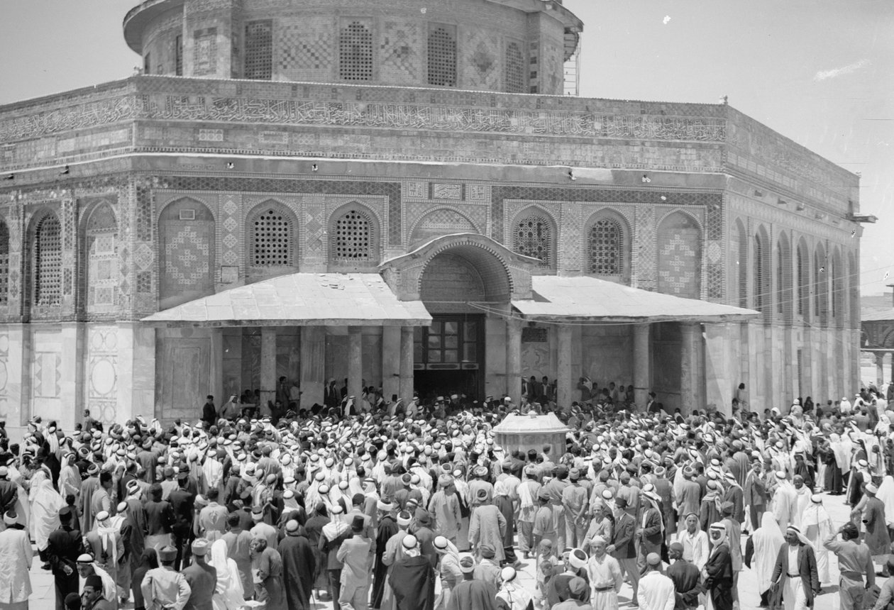 Nahas pasha látogatása a Sziklakupolában, 1943 (bw fotó) alkotó: Unbekannt Unbekannt