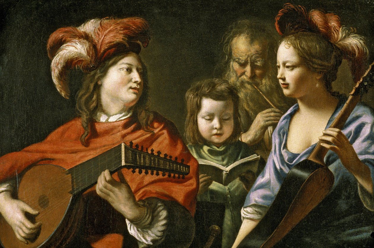 Picardie 086 – Laon – Múzeum – Mathieu Le Nain (1607-1667) „A koncert” alkotó: Unknown