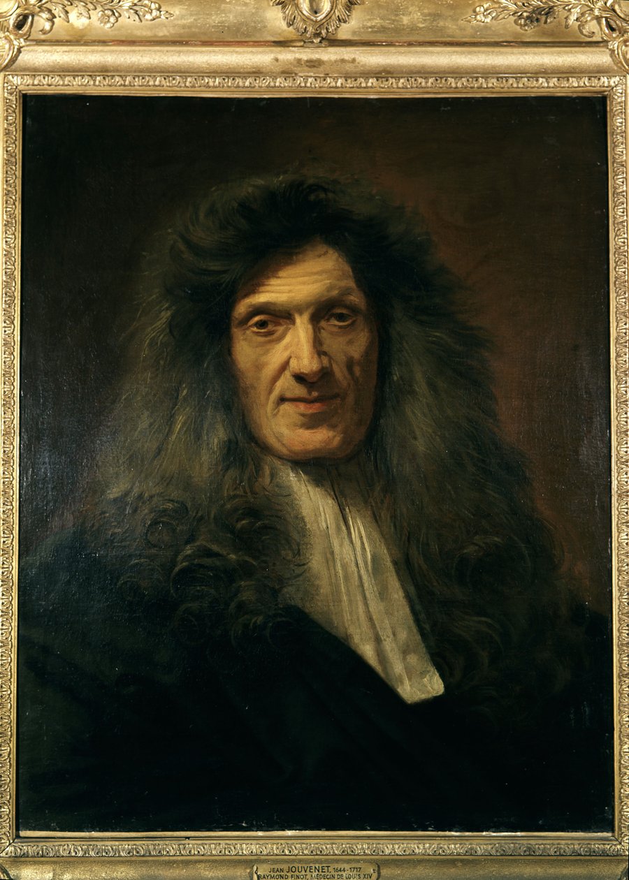 XIV. Lajos orvosának, Raymond Finotnak (1636-1709) portréja, Jean Baptiste Jourenet 1700-1704 körül. Louvre Múzeum, Párizs. alkotó: Unknown