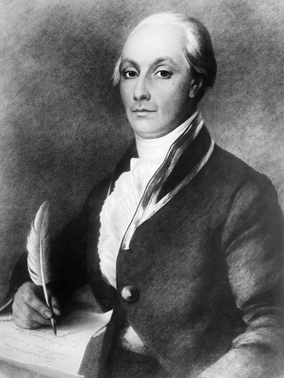 Alekszandr Radiscsev (1749-1802) orosz forradalmár író és filozófus portréja, A. Laktionov. alkotó: Unknown