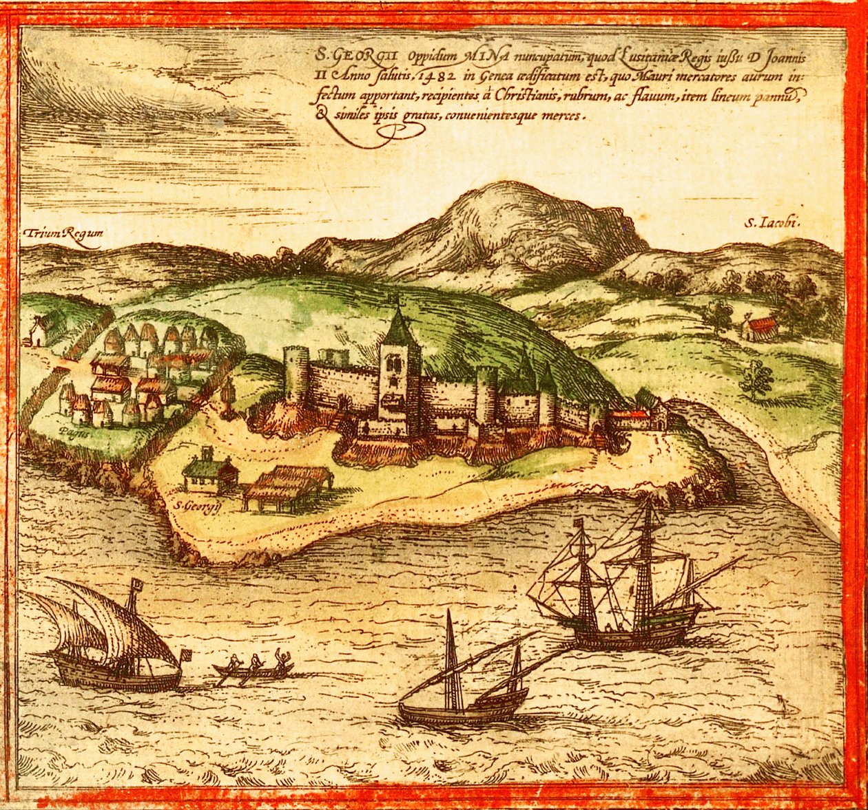 St Georges kastély, Elmina Cape Coast, Nyugat-Afrika alkotó: Unknown