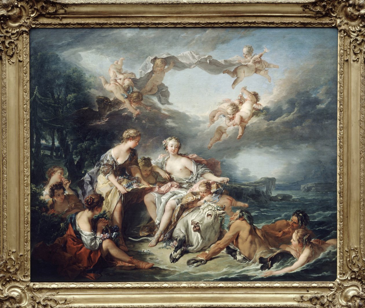 Európa elrablása – Boucher, 1747, Louvre Múzeum alkotó: Unknown