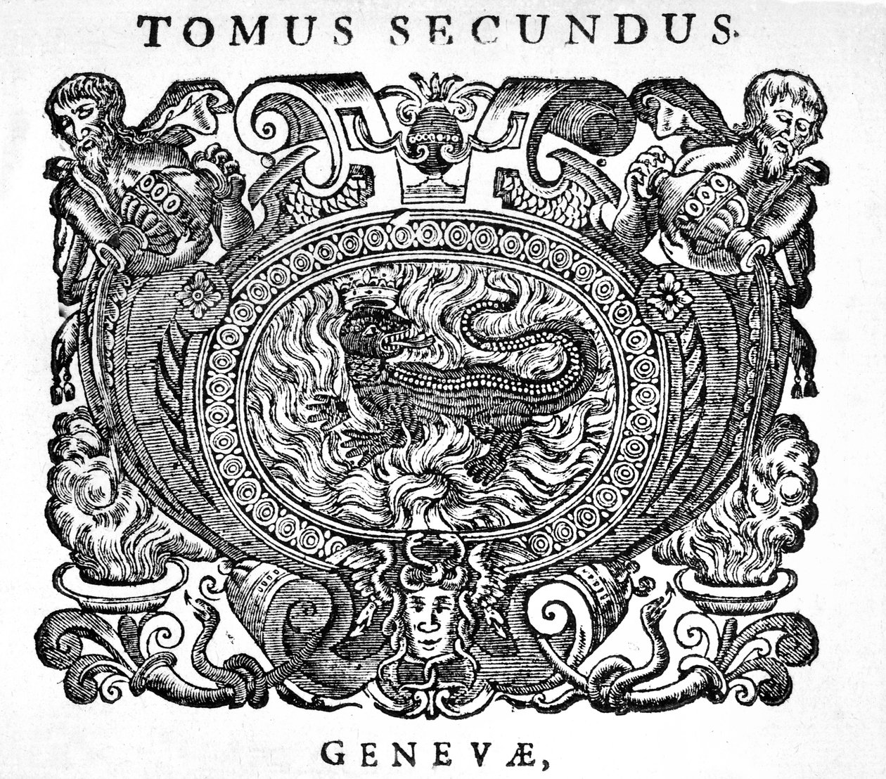 Fametszet a Bibliotheca chemica curiosa címlapján, 1702 alkotó: Unknown