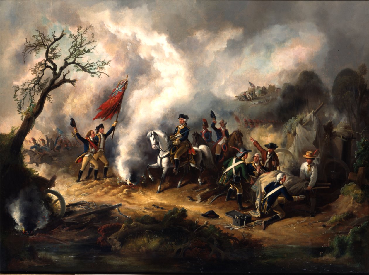 Monmouth-i csata, 1778. június 28., 19. század eleje alkotó: American School