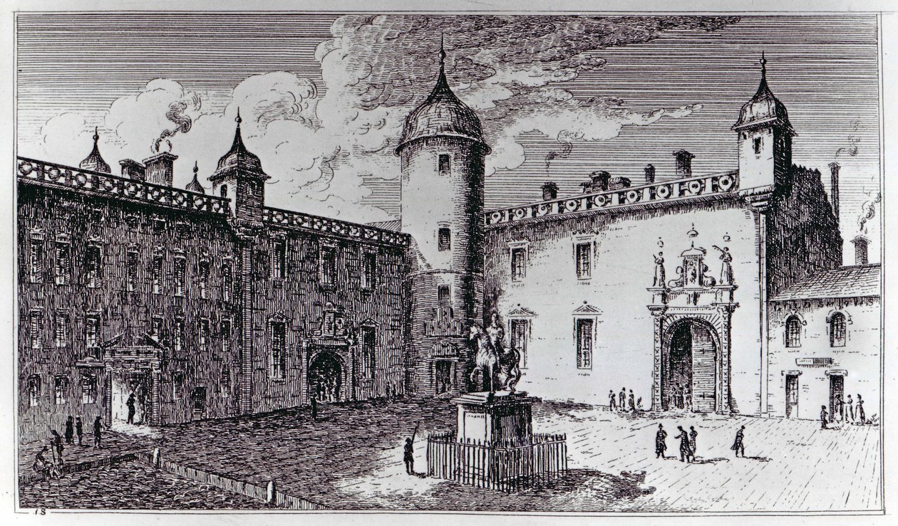 A Parlament bezárása (metszet) alkotó: English School