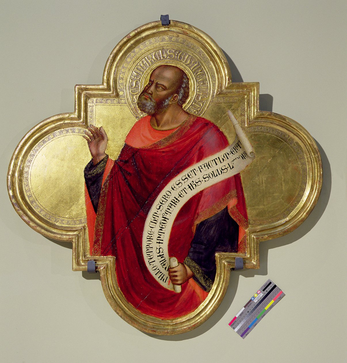 Szent Máté (tempera és arany a panelen) alkotó: Bicci di Lorenzo