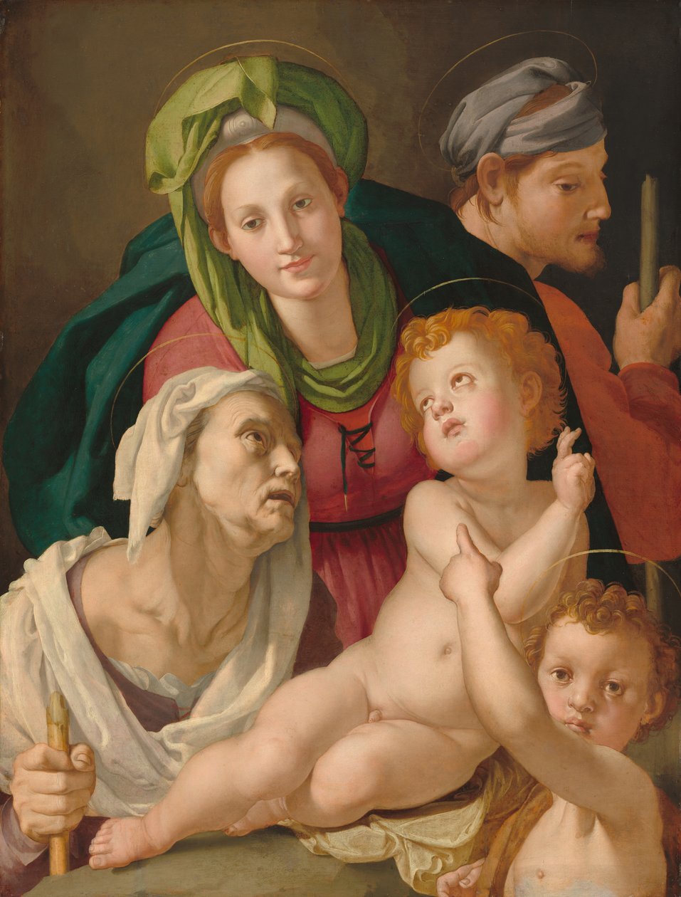 A Szent Család alkotó: Agnolo Bronzino