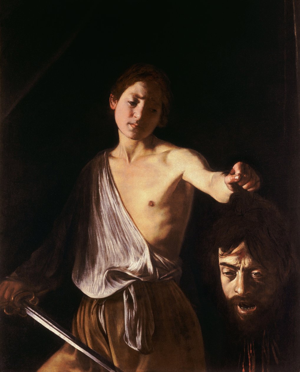 Dávid Góliát fejével alkotó: Michelangelo Merisi Caravaggio