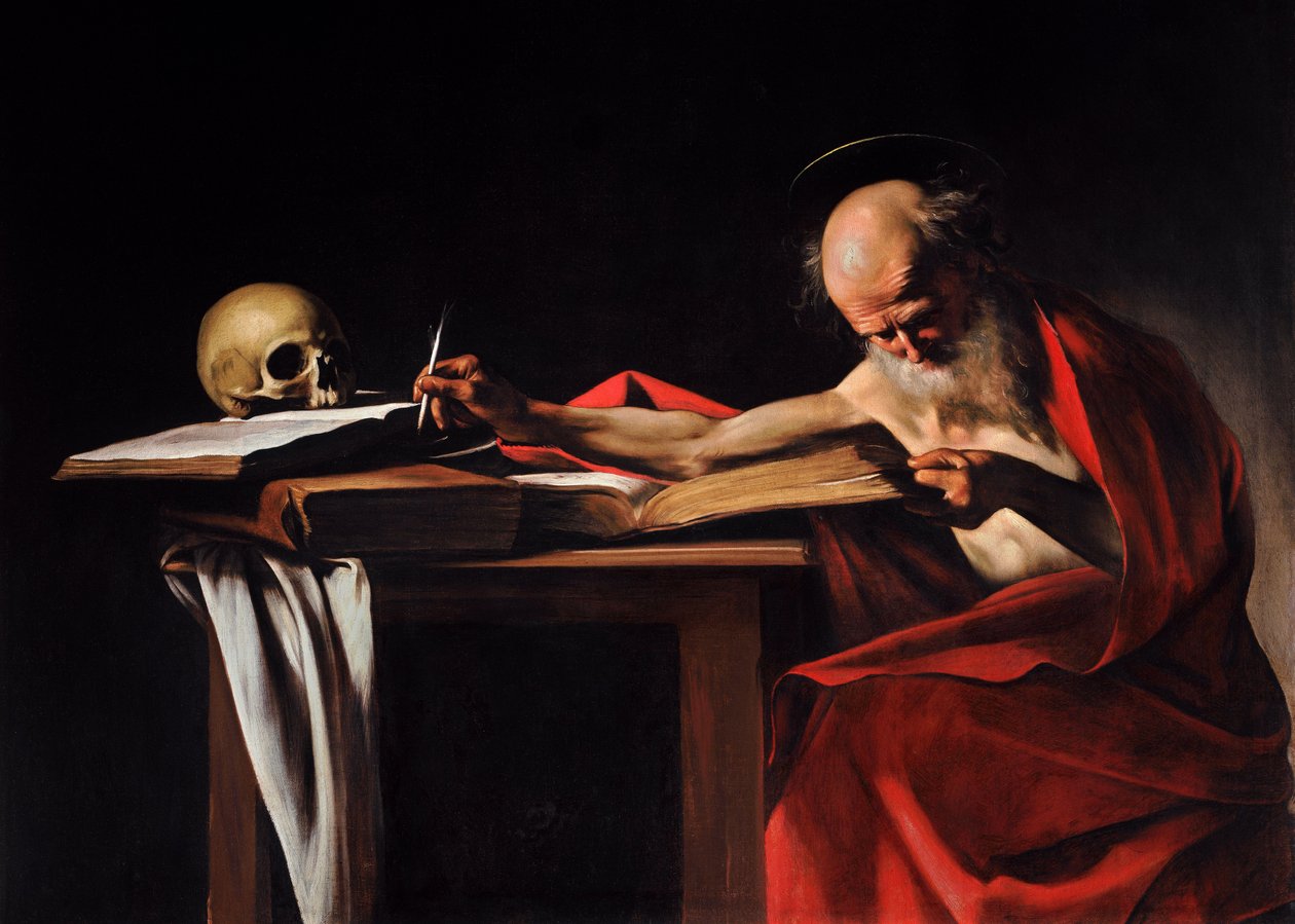 Szent Jeromos írás alkotó: Michelangelo Merisi Caravaggio