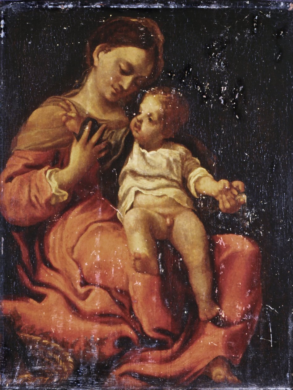 Madonna és gyermeke alkotó: Antonio da Correggio