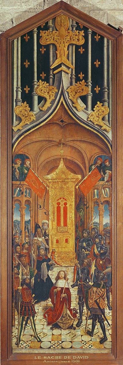 Dávid koronázása, 1501 körül (lásd még: 232666) alkotó: French School