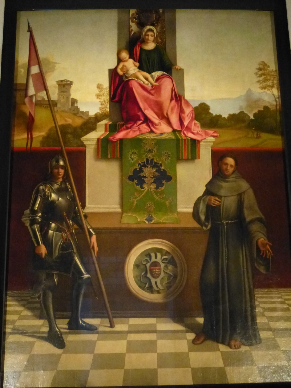 Castelfranco oltára, jelenet alkotó: Giorgione da Castelfranco