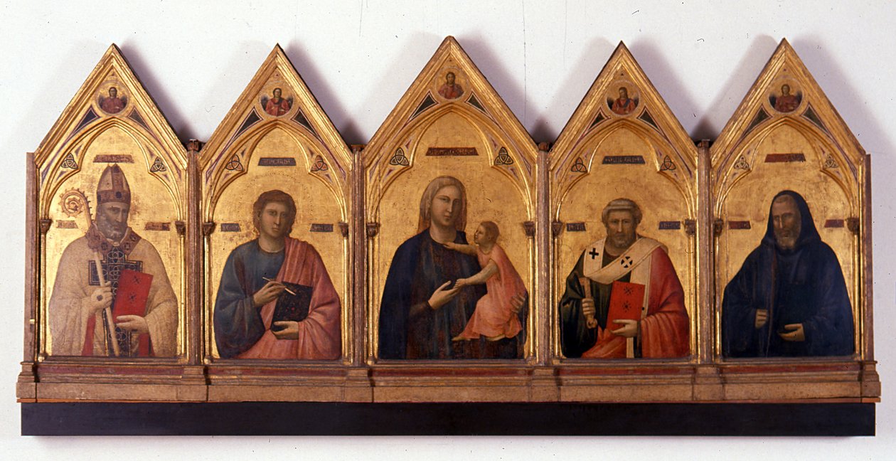 Badia poliptichon alkotó: Giotto di Bondone