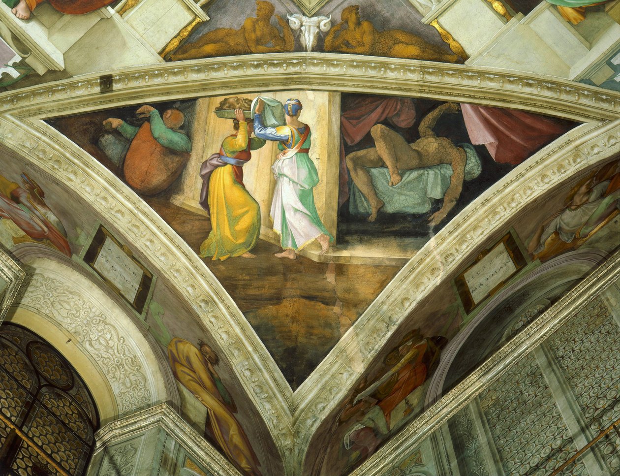 Judit és Holofernész alkotó: Michelangelo Buonarroti