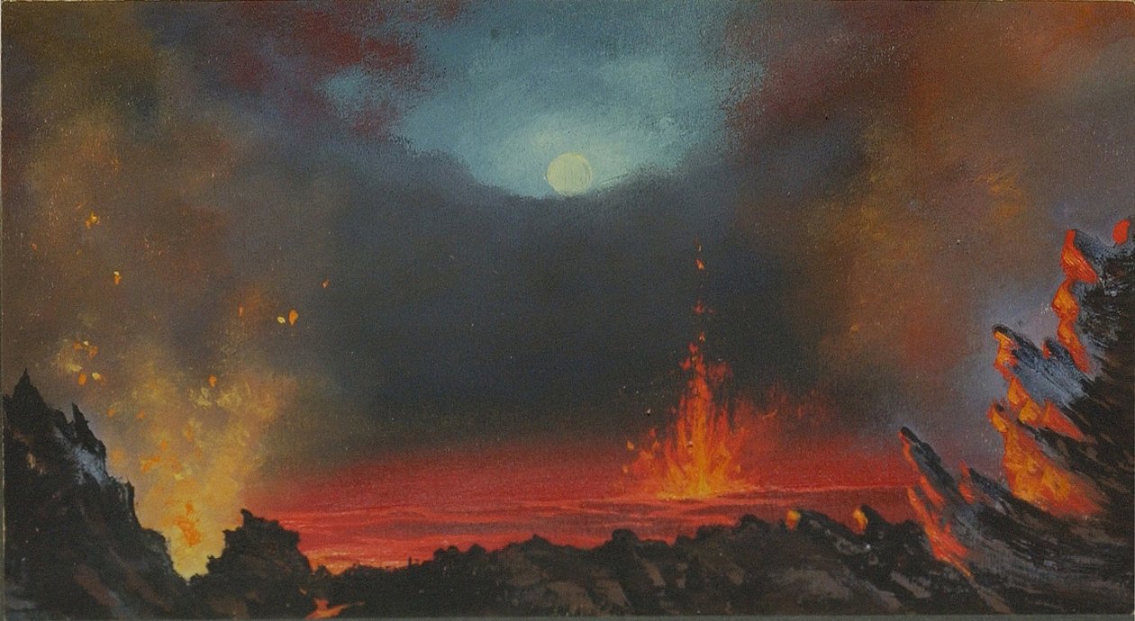 Kilauea kaldera alkotó: Ogura Yonesuke Itoh
