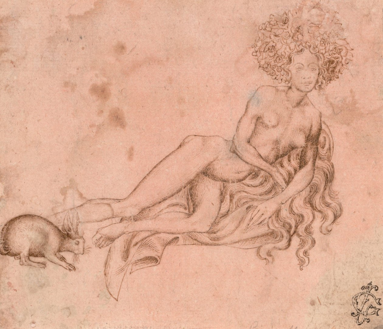 Luxuria allegória (recto), c. 1426 alkotó: Antonio Pisanello