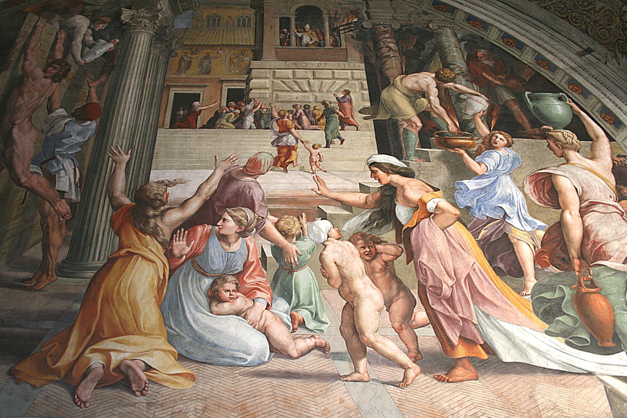 A Borgo tűz alkotó: Raffaello Sanzio Raphael