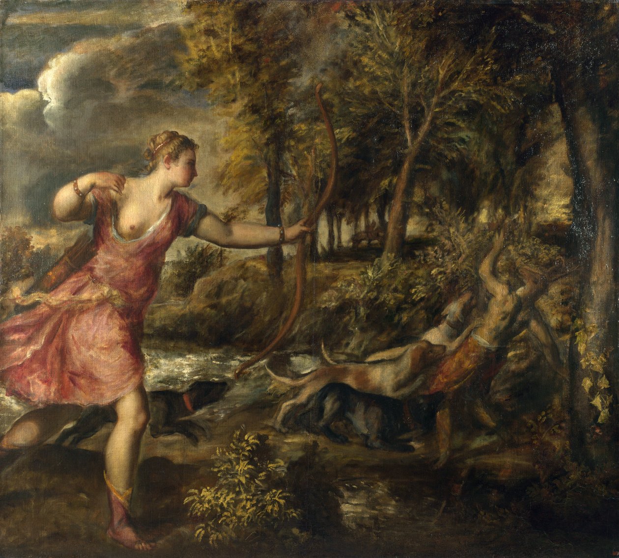 Actaeon halála alkotó: Tiziano Vecelli