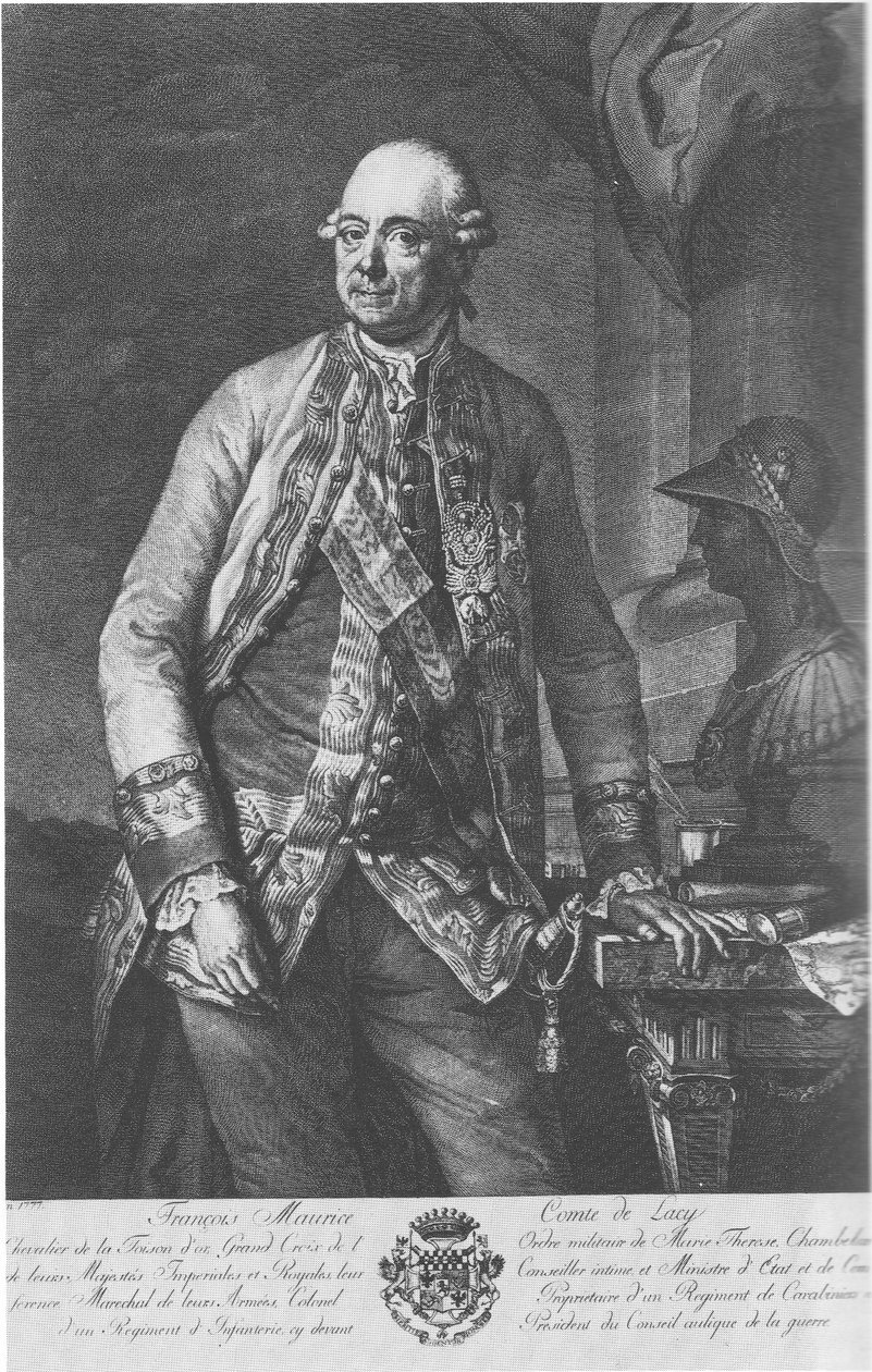 Gróf Franz Moritz von Lacy rézkarca alkotó:  Unknown