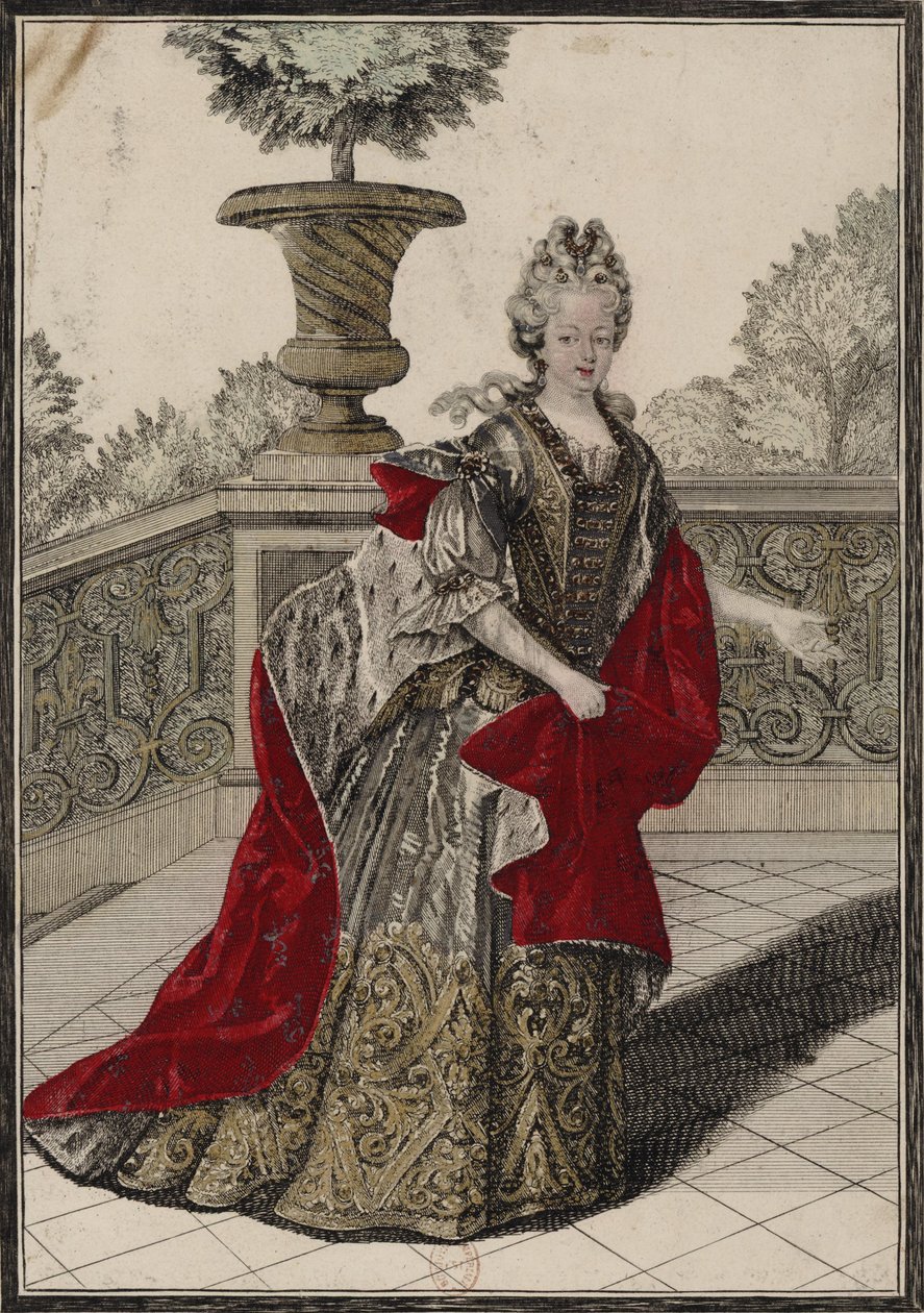 Marie Adélaïde Savoyából, míg Burgundia hercegnője alkotó: Unknown