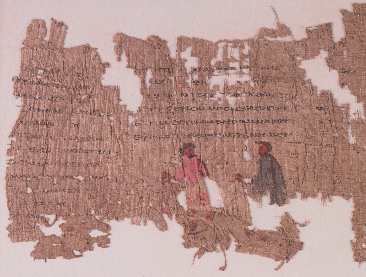 Romantikus papirusz (balra) alkotó: Unknown