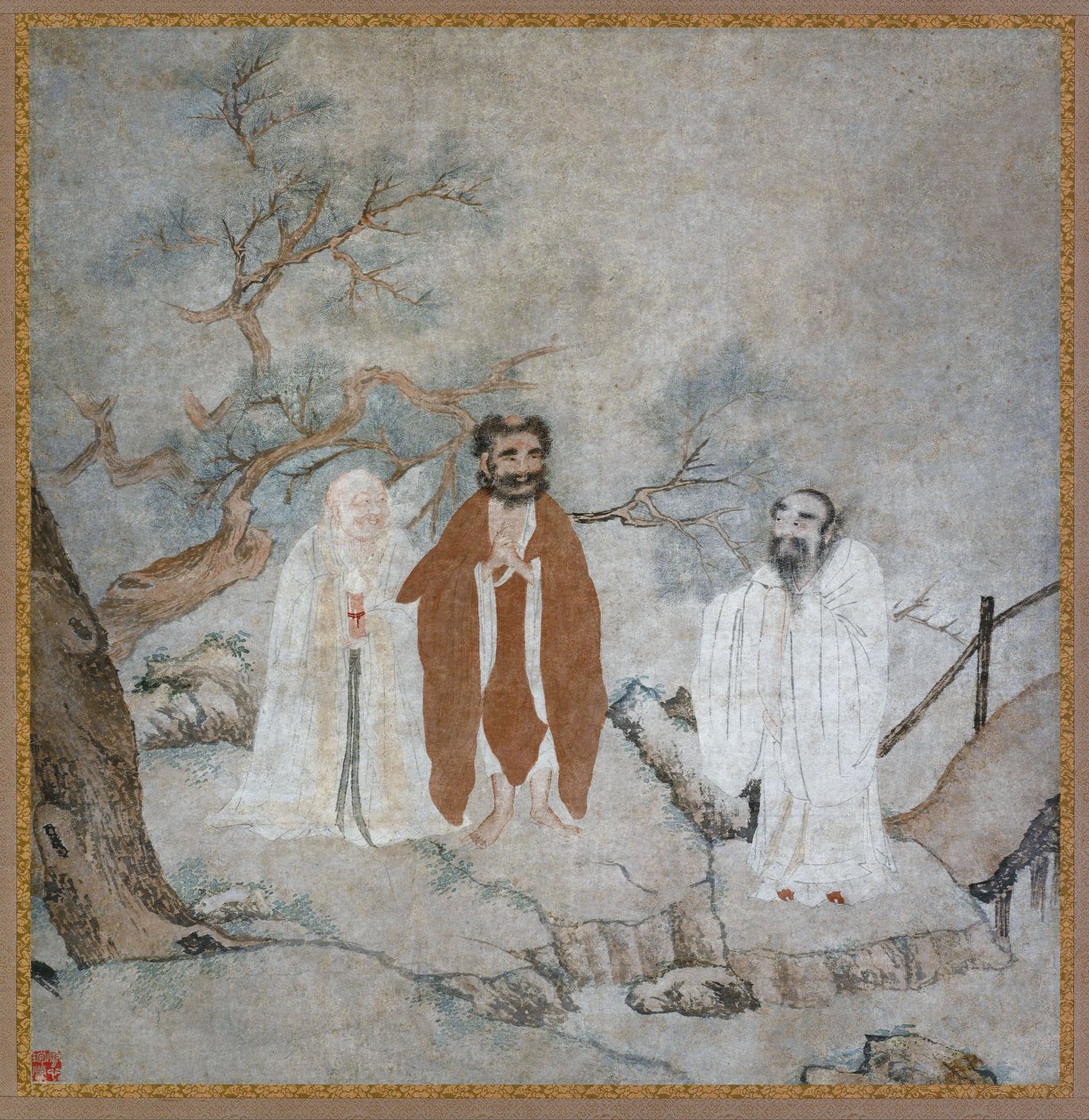Sakyamuni, Lao Tzu és Konfuciusz alkotó: Unknown